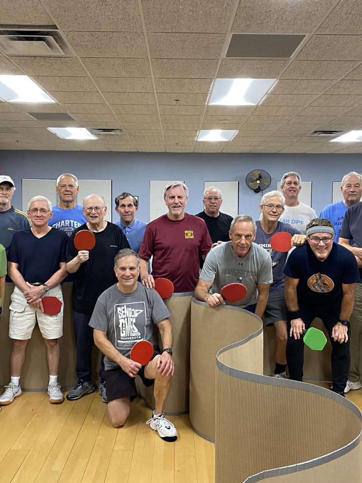 Table tennis players
